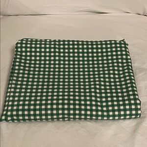 Ralph Lauren Green and White Gingham Fabric